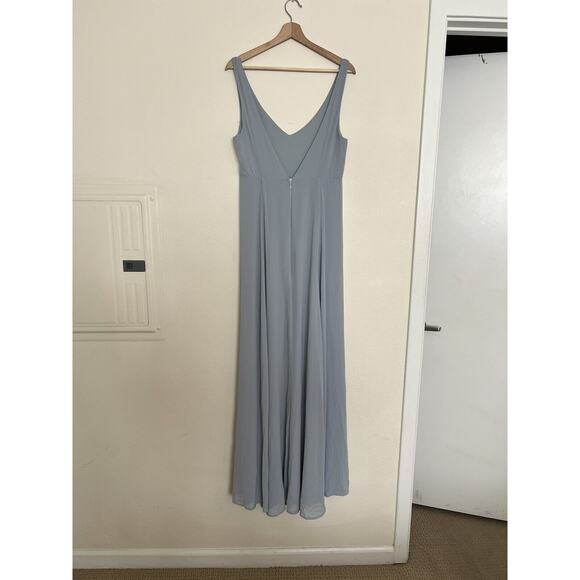 Show Me Your Mumu Maxi Dress Formal Blue Size Large - Picture 3 of 9